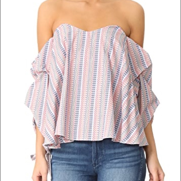 Caroline Constas Gabriella Top - Picture 1 of 3